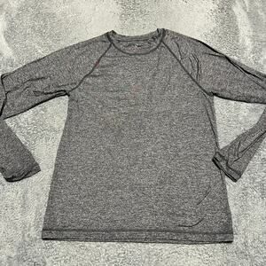 Rhone Shirt Mens Medium Performance Long Sleeve Gray
